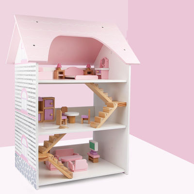 Enfants à base d'eau de Mini Wooden Simulation House For de revêtement