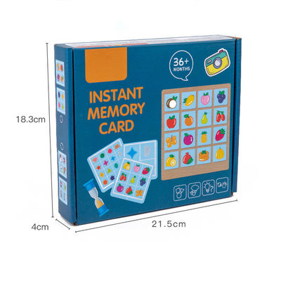 Jeu de société en bois de puzzle de Montessori des enfants d'ODM