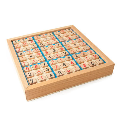 Jeux en bois non-toxiques de Sudoku pour le développement intellectuel