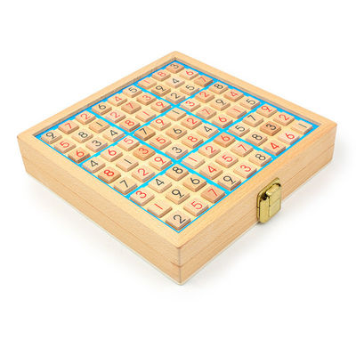 Jeux en bois non-toxiques de Sudoku pour le développement intellectuel