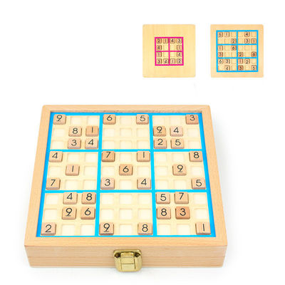 Jeux en bois non-toxiques de Sudoku pour le développement intellectuel
