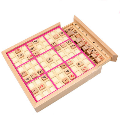 Jeux en bois non-toxiques de Sudoku pour le développement intellectuel
