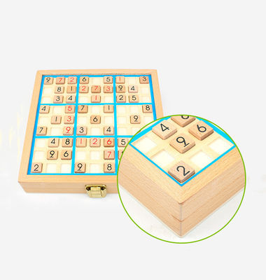 Jeux en bois non-toxiques de Sudoku pour le développement intellectuel