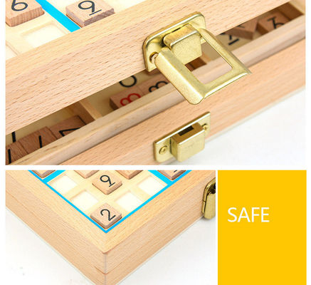 Jeux en bois non-toxiques de Sudoku pour le développement intellectuel