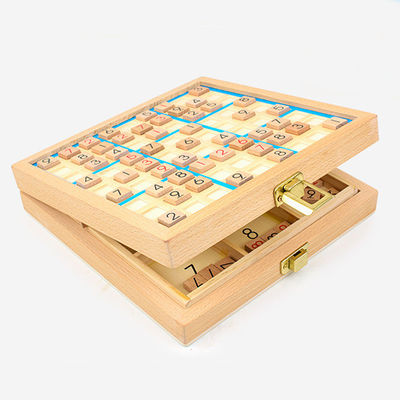 Jeux en bois non-toxiques de Sudoku pour le développement intellectuel