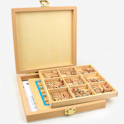 Jeux en bois non-toxiques de Sudoku pour le développement intellectuel