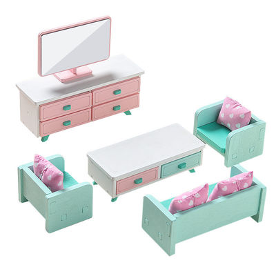 Jouets de Mini Montessori Wooden Girls Bedroom sans des bavures