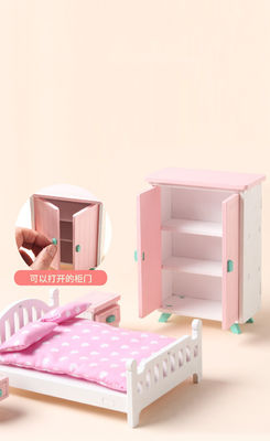 Jouets de Mini Montessori Wooden Girls Bedroom sans des bavures