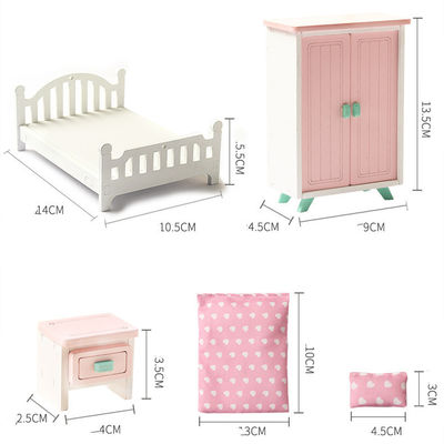Jouets de Mini Montessori Wooden Girls Bedroom sans des bavures