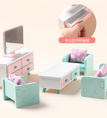 Jouets de Mini Montessori Wooden Girls Bedroom sans des bavures