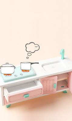 Jouets de Mini Montessori Wooden Girls Bedroom sans des bavures