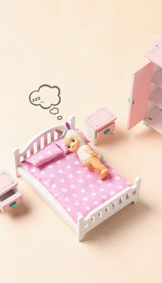 Jouets de Mini Montessori Wooden Girls Bedroom sans des bavures