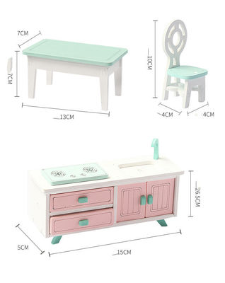 Jouets de Mini Montessori Wooden Girls Bedroom sans des bavures
