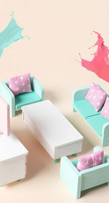Jouets de Mini Montessori Wooden Girls Bedroom sans des bavures