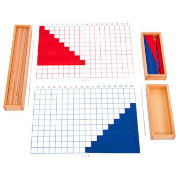 Addition de Montessori et conseil en bois de soustraction pour l'enseignement tôt de mathématiques