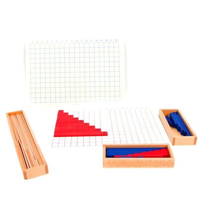 Addition de Montessori et conseil en bois de soustraction pour l'enseignement tôt de mathématiques