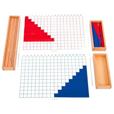 Addition de Montessori et conseil en bois de soustraction pour l'enseignement tôt de mathématiques