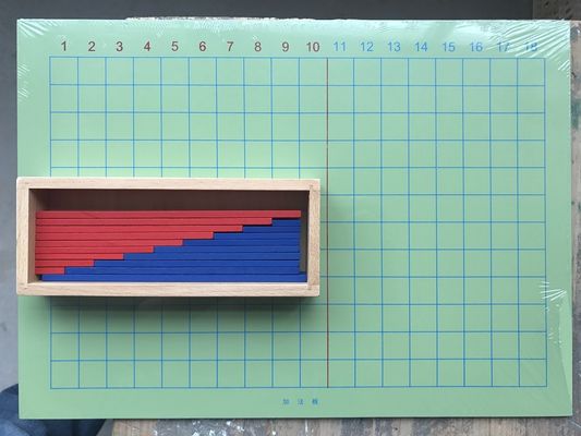 Addition de Montessori et conseil en bois de soustraction pour l'enseignement tôt de mathématiques
