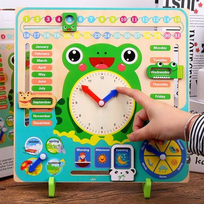 Jouets cognitifs de développement de bébé éducatif préscolaire en bois de Montessori