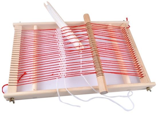 Grand métier à tisser de tissage en bois d'enfants multifonctionnels