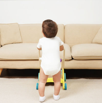 La double plate-forme Toy Shopping Trolley en bois des enfants