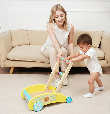 La double plate-forme Toy Shopping Trolley en bois des enfants