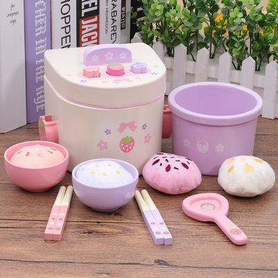 Cuiseur de riz en bois Toy For Kids Early Education