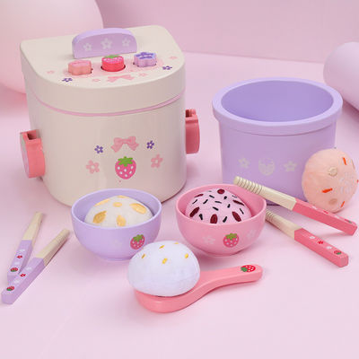 Cuiseur de riz en bois Toy For Kids Early Education