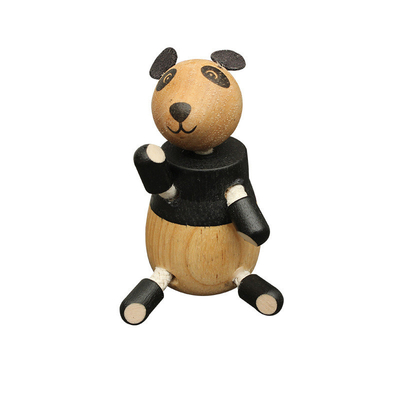 Le petit animal de simulation en bois bloque les blocs constitutifs d'enfance de Forest Farm Animal Dolls Early