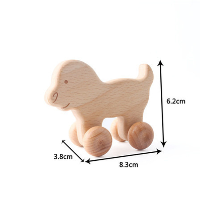 le bébé 9/Style bloc constitutif le cadeau Toy Beech Wood Car Educational Montess de noix noire de voiture de Toy Maple Car Mahogany Classic