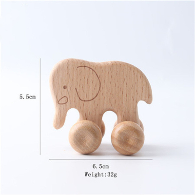 le bébé 9/Style bloc constitutif le cadeau Toy Beech Wood Car Educational Montess de noix noire de voiture de Toy Maple Car Mahogany Classic
