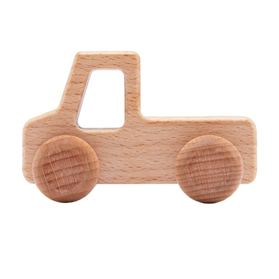 le bébé 9/Style bloc constitutif le cadeau Toy Beech Wood Car Educational Montess de noix noire de voiture de Toy Maple Car Mahogany Classic