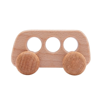 le bébé 9/Style bloc constitutif le cadeau Toy Beech Wood Car Educational Montess de noix noire de voiture de Toy Maple Car Mahogany Classic