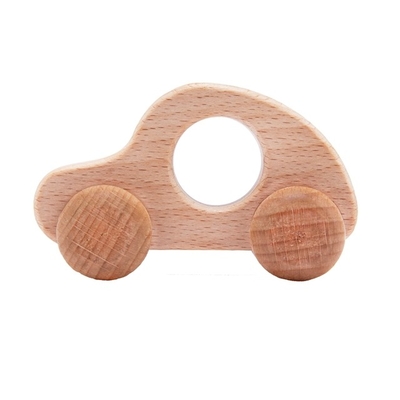 le bébé 9/Style bloc constitutif le cadeau Toy Beech Wood Car Educational Montess de noix noire de voiture de Toy Maple Car Mahogany Classic