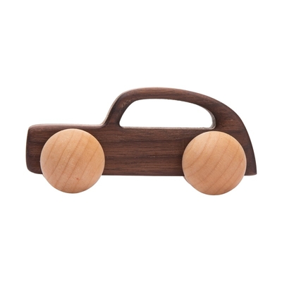 le bébé 9/Style bloc constitutif le cadeau Toy Beech Wood Car Educational Montess de noix noire de voiture de Toy Maple Car Mahogany Classic
