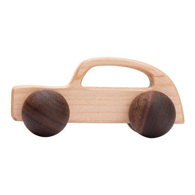 le bébé 9/Style bloc constitutif le cadeau Toy Beech Wood Car Educational Montess de noix noire de voiture de Toy Maple Car Mahogany Classic