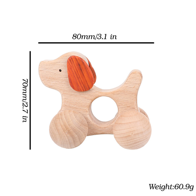 le bébé 9/Style bloc constitutif le cadeau Toy Beech Wood Car Educational Montess de noix noire de voiture de Toy Maple Car Mahogany Classic