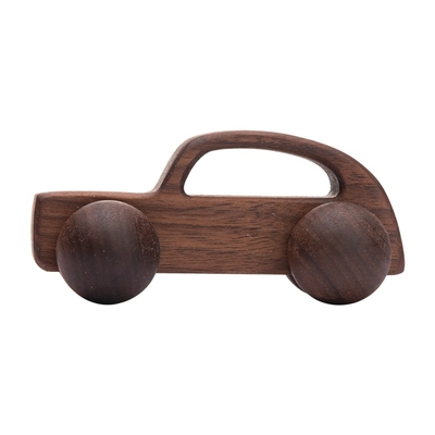 le bébé 9/Style bloc constitutif le cadeau Toy Beech Wood Car Educational Montess de noix noire de voiture de Toy Maple Car Mahogany Classic