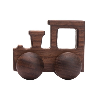 le bébé 9/Style bloc constitutif le cadeau Toy Beech Wood Car Educational Montess de noix noire de voiture de Toy Maple Car Mahogany Classic