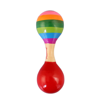 Hochet en bois musical Montessori pour le bébé de jouets de huche de bébé éducatif