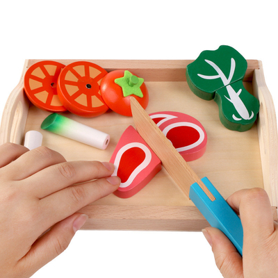 La cuisine de simulation feignent des enfants de Toy Wooden Montessori Educational For