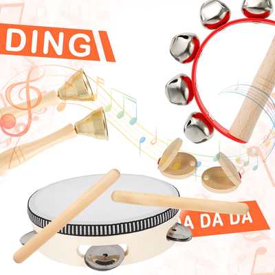 Jouets musicaux en bois de percussion pour l'enfant en bas âge éducatif
