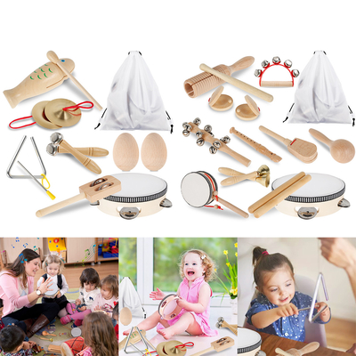 Jouets musicaux en bois de percussion pour l'enfant en bas âge éducatif