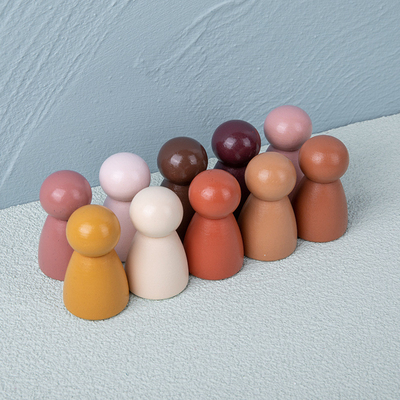 Jouet éducatif de empilement créatif non-toxique en bois de jeu d'équilibre de Toy Safe DIY de bébé de bloc constitutif d'arc-en-ciel de Montessori