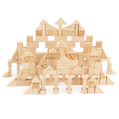 Grains en bois d'éducation de Montessori empilant les jouets Parenting d'enfants de petite enfance d'enfants de jardin d'enfants de blocs constitutifs