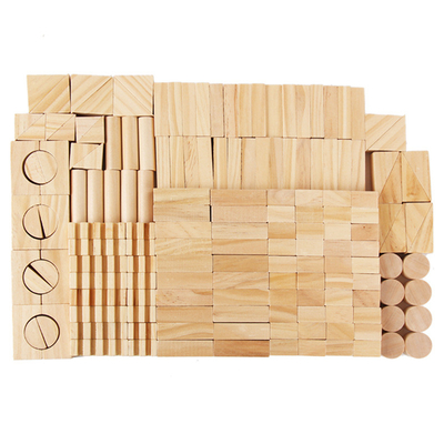 Grains en bois d'éducation de Montessori empilant les jouets Parenting d'enfants de petite enfance d'enfants de jardin d'enfants de blocs constitutifs