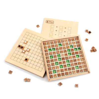 Montessori éducatif 	Maths en bois Toy For Preschool Counting Number