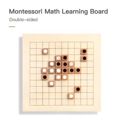 Montessori éducatif 	Maths en bois Toy For Preschool Counting Number