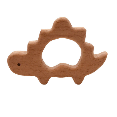 Forme animale en bois de tortue de baleine de koala de tortue de catégorie comestible de Teethers de bébé