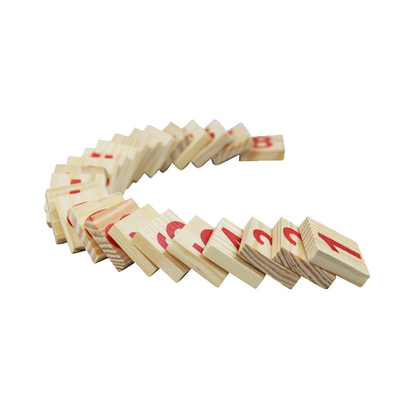 La figure bloque compter les jouets en bois d'éducation de bâtons construisant la boîte en bois mathématique de Montessori de bloc d'intelligence